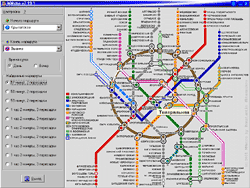 Mmetro - интерактивная карта метро
