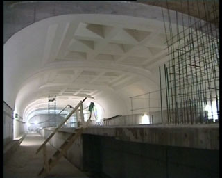 Началось строительство перрона первой станции Омского метрополитена